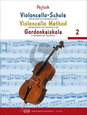 Pejtsik Violoncello Method Vol.2 (Continuation of the Violoncello ABC)