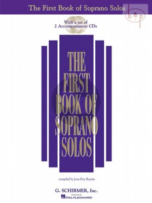 First Book of Soprano Solos Book with Audio online