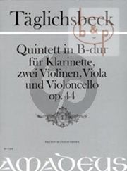 Quintet B-flat major Op.44 (Clar.in Bb) (Score/Parts)