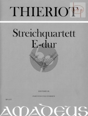 Streichquartett E-dur Part./Stimmen