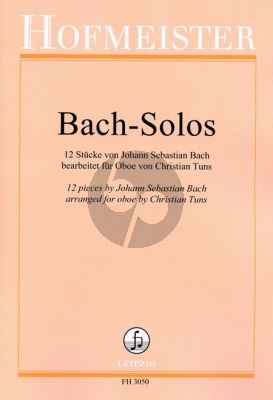 Bach Solos Oboe