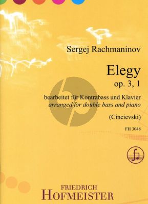 Elegy Op.3 No.1