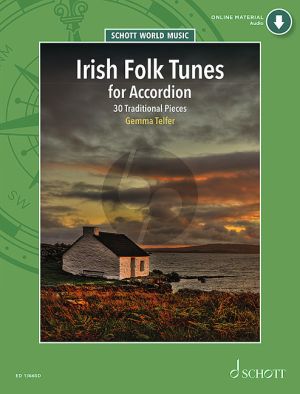 Album Irish Folk Tunes - 30 traditional Pieces for Accordion - Book with Audio Online (edited by Gemma Telfer)