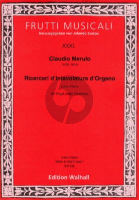 Ricercari d'Intavolatura d'Organo Libro Primo Organ or Harpsichord