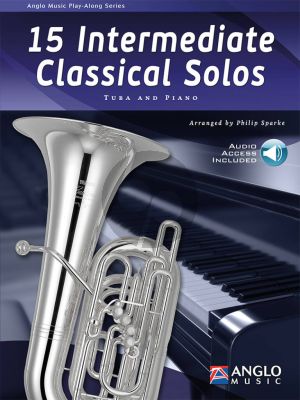 Album 15 Intermediate Classical Solos Tuba-Piano Book with Audio Online (arr. Philip Sparke)