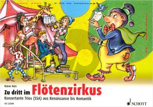 Zu dritt im Flötenzirkus