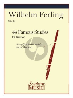 Ferling 48 Famous Studies Opus 31 for Bassoon (transcr. by James Thornton)