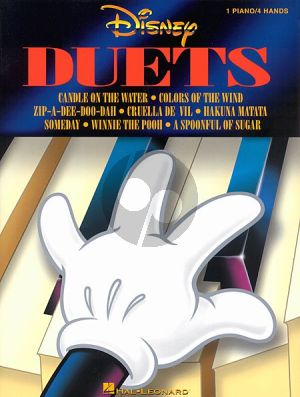 Disney Duets Piano 4 Hds