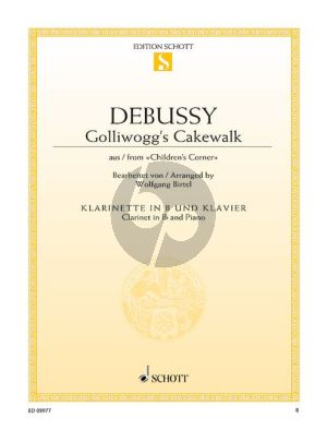 Debussy Golliwogg's Cakewalk (from Children's Corner) Clarinet and Piano