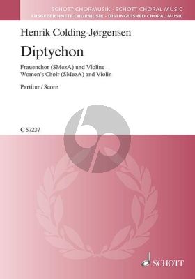 Colding-Jorgensen Diptychon SMezA-Violin (Score)