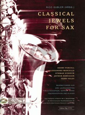 Classical Jewels for Sax (Bearbeitungen aus drei Jahrtunderten)