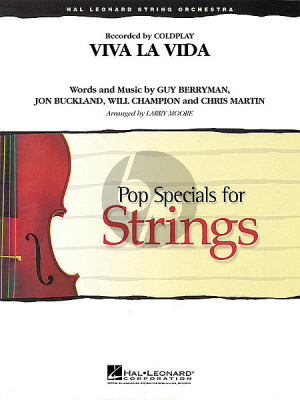 Coldplay Viva la Vida Pop Specials for Strings (Score/Parts)