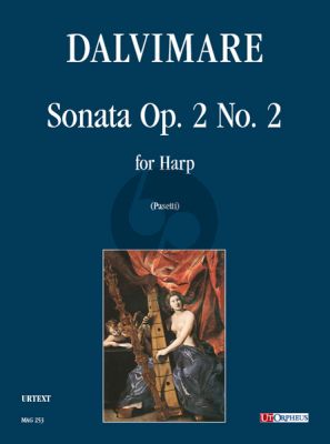 Dalvimare Sonata Op.2 No.2 for Harp (edited by Anna Pasetti)