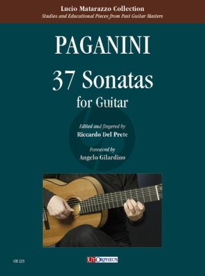 Paganini 37 Sonatas for Guitar (edited by Riccardo Del Prete)