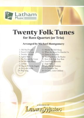 20 Folk Tunes 4 Double Basses (Score/Parts)