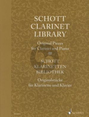 Schott Clarinet Library Original Pieces Clarinet-Piano (Mauz)