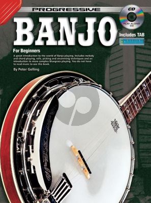 Gelling Progressive Banjo for Beginners (Bk-Cd