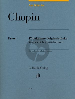 Chopin am Klavier (17 bekannte Originalstücke)