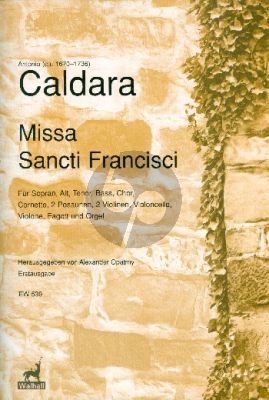 Caldara  Missa Francisci SATB soli-SATB-Orch. Full Score