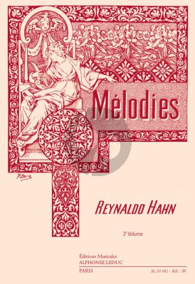 Hahn Melodies Vol.3 Chant-Piano