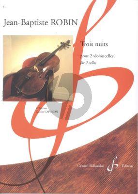 Robin Trois Nuits 2 Violoncelles (Score/Parts)