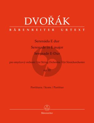 Dvorak Serenade E-major Op.22 String Orchestra Full Score