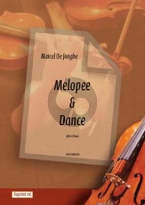 De Jonghe Melopee & Dance Violoncello-Piano