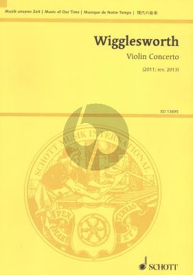 Wigglesworth Concerto (2011-rev.2013) Violin/Orch. Study Score