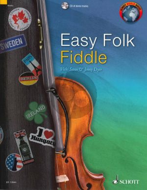 Easy Folk Fiddle (Bk-Cd) (edited by Vicki Swan and Jonny Dyer)