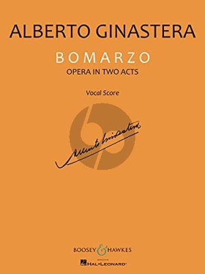 Ginastera Bomarzo (Opera in 2 Acts) Vocal Score