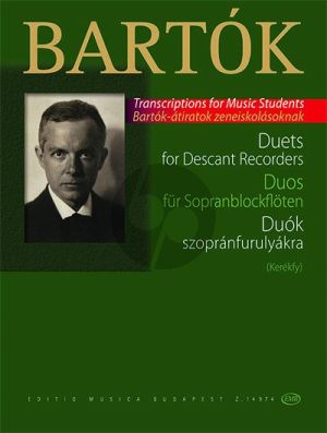 Bartok Duets for Descant Recorders (arr. Márton Kerékfy)