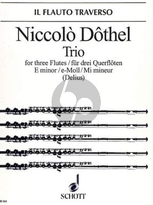 Dothel Trio e moll 3 Flöten (Part./Stimmen) (Nikolaus Delius)