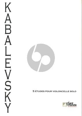 Kabalevsky 5 Studies Op.68 Violoncello solo