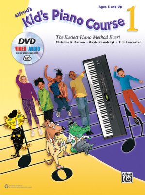 Barden-Kowalchyk Alfred's Kid's Piano Course, Book 1 Book with DVD