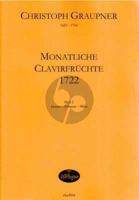 Graupner Monatliche Clavierfruchte Vol.I