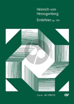 Herzogenberg Erntefeier Op.104 Soli-Chor-Orch. Partitur