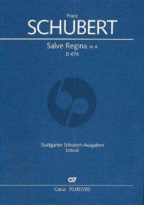 Schubert Salve Regina A-dur Op.153 D 676 (1819) Sopran solo-Str. KA