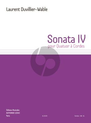 Duvillier-Wable Sonata 4 2 Vi.-Va.-Vc. Score