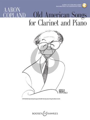 Copland Old American Songs Clarinet and Piano (Book with Audio online)