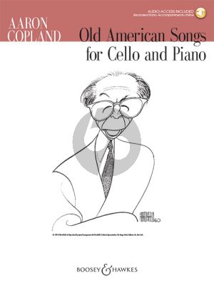 Copland Old American Songs Cello and Piano (Book with Audio online)
