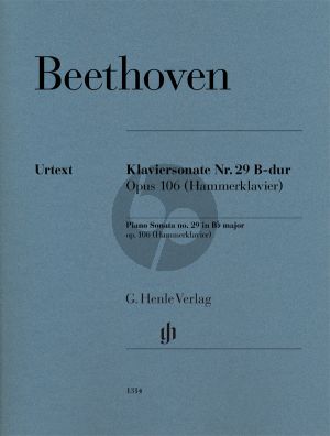 Beethoven Sonate B-dur Op.106 (Hammerklavier) Klavier (Henle)