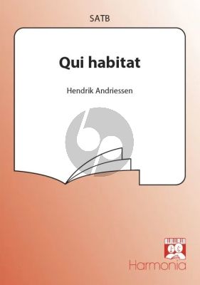 Andriessen Qui Habitat SATB (Latin)