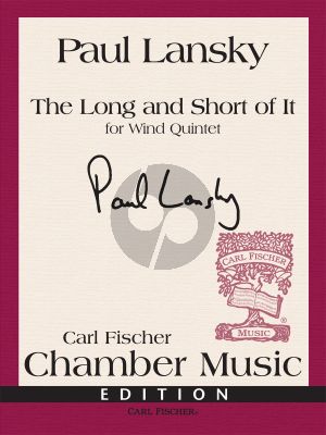 Lansky The Long and Short of It Woodwind Quintet (Fl.-Ob.-Clar.-Hrn.-Bsn.) (Score/Parts)