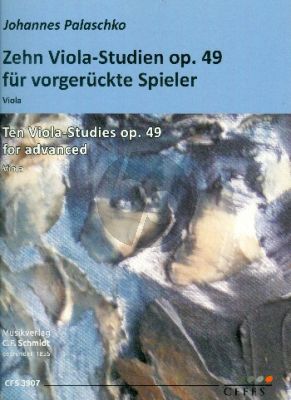 Palaschko 10 Studien für vorgerückte Spieler Op.49 Viola