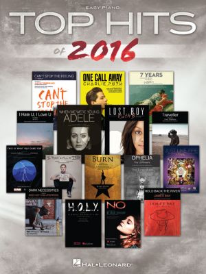 Top Hits of 2016 Easy Piano (with Lyrics and Chords)