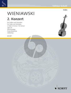 Wieniawski Concerto No.2 d-minor Op.22 Violin-Orch. (piano red.)