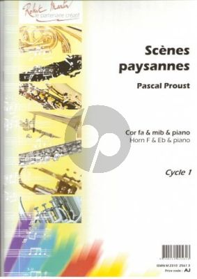 Proust  Scenes Paysannes Horn (Fa et Mib)-Piano