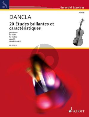 Dancla 20 Etudes brillantes et caractéristiques Op.73 Violin