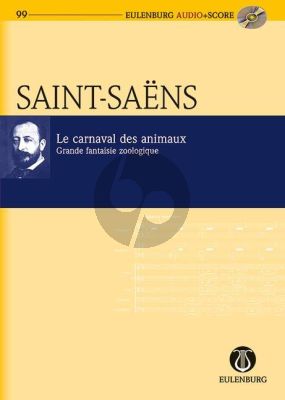 Saint-Saens Le Carnaval des Animaux Study Score (Bk-Cd)