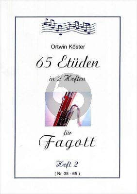 Koester 65 Etüden Vol.2 (No.35-65) Fagott